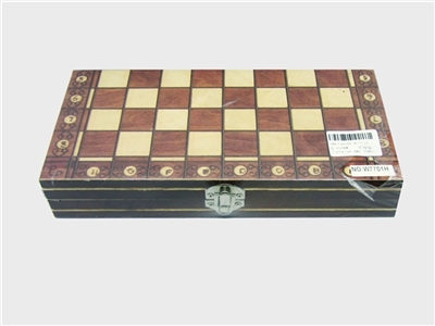 三合一木制磁性国际象棋 - OBL719203
