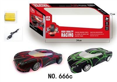 1:16 colorful lights koenigsegg four-way environmental soft shell - OBL719246