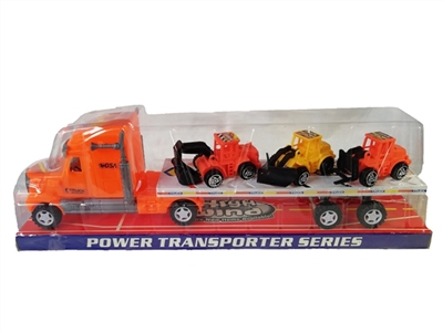 Inertial drag head slide platform car three truck - OBL719465