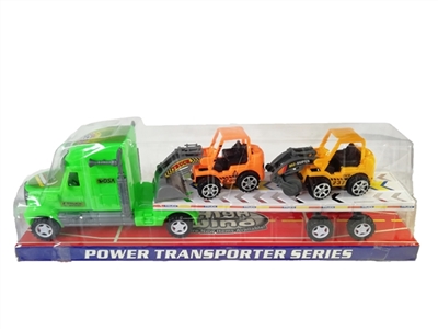 Inertial drag head slide platform car two truck - OBL719466