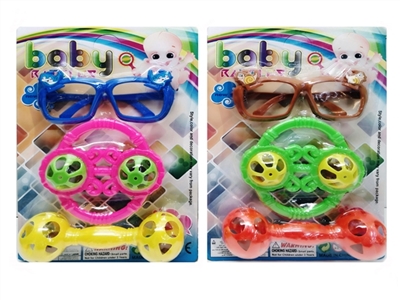 Glasses with round bell and double hammer a bell - OBL720127