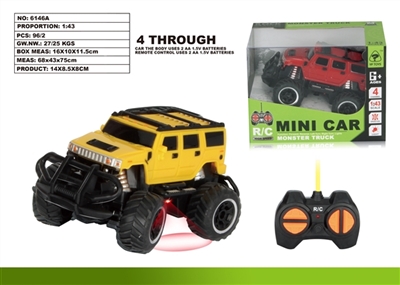 Car 1:43 mini off-road hummer simulation - OBL720280