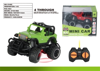 1:43 mini car cross-country jeep simulation - OBL720282