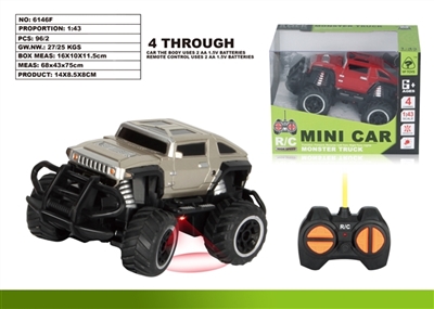 Car 1:43 mini off-road hummer HX simulation - OBL720285