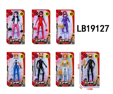 11寸瓢虫少女单只公仔+配件盒装 （7款）带灯光 - OBL720395