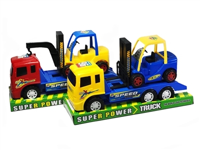 Solid color flat inertial car forklift (car) - OBL721317