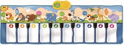 Animal carnival music piano blanket - OBL721546