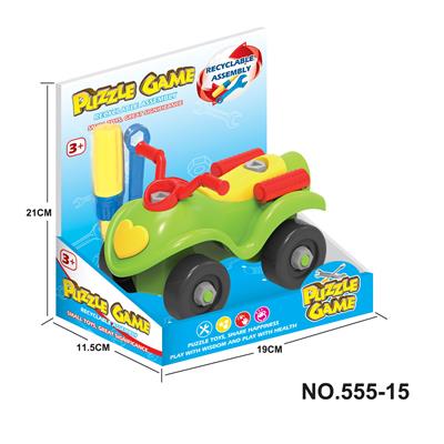 Cartoon disassembly and assembly of beach motorcycle - OBL722488
