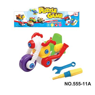 Cartoon disassembly and assembly of motorcycles - OBL722493