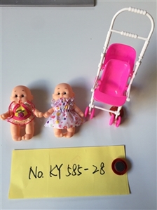 Two Russian expression 5.5 -inch doll stroller - OBL722975