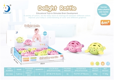 Cute tortoise tooth glue display box - OBL723240