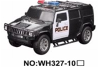 1:16 four-way remote simulation police car (with lighting) - OBL723327