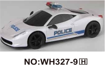 1:16 four-way remote simulation police car (with lighting) - OBL723336