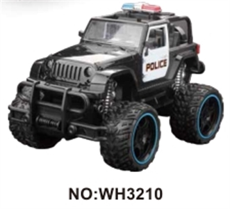 Police car 1:16 four-way remote simulation big round (electric) with light bag - OBL723353
