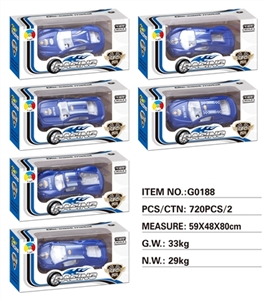 Single only single alloy box police car (6 conventional) A paragraph - OBL723393