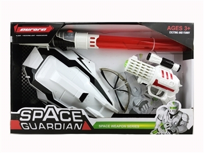 Space with telescopic light stick and shields glasses - OBL723549