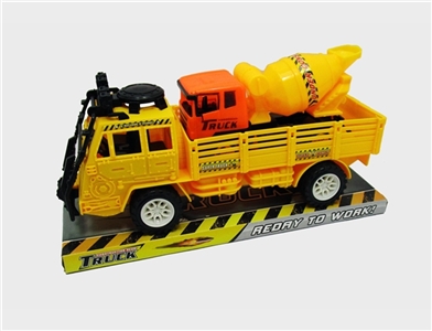 Solid color inertia engineering slide car truck - OBL724117