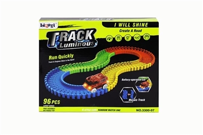 Cartoon car luminous track electric lights - OBL724688