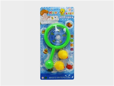 Lining plastic animals with fish - OBL724808