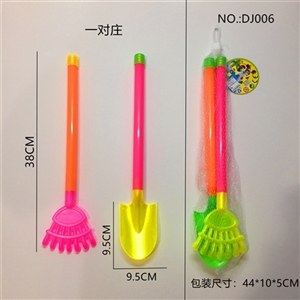 38 cm large spade soil and grass rake (zhuang), a pair of - OBL724994