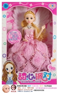 11 joint wings flash music doll dress 4 d the blink of an eye - OBL725224