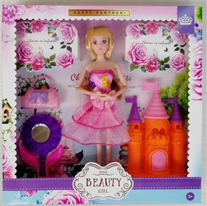 Fashionable nine joint doll with fort - OBL725340