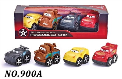 Four new cars back blocks car 4 PCS/carton - OBL725657