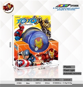 6 x3cmyoyo ball (iron man) - OBL725910