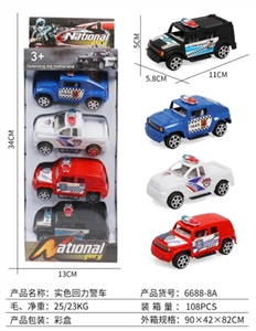Solid color back to the police car - OBL726087