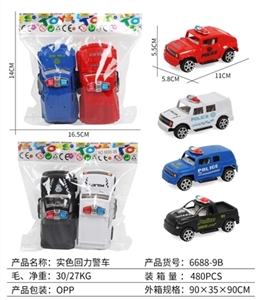 Solid color back to the police car - OBL726092