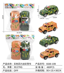 Solid color back to camouflage the police car - OBL726093