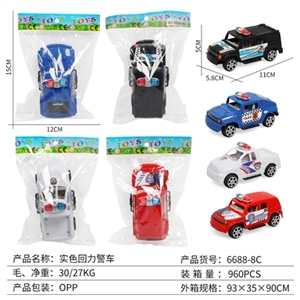 Solid color back to the police car - OBL726095