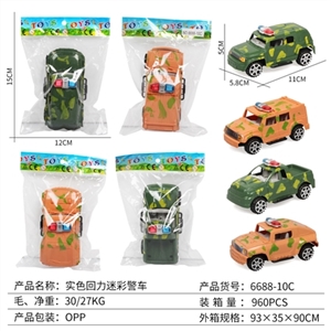 Solid color back to camouflage the police car - OBL726097