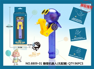 Shake sonic monk lollipop candy robot - OBL726142