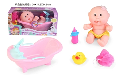 With 9.5 -inch paddle doll IC bath duck bath ball bottle - OBL726247