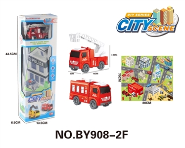 Inertial carpet DIY fire truck suit - OBL726256