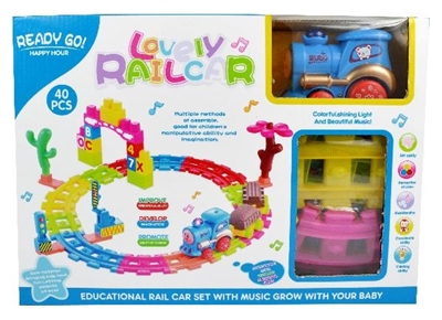 Cartoon music track car electric lights - OBL726355