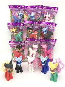 High-grade large color Ma Baoli six mixed with horse comb with stickers - OBL726558
