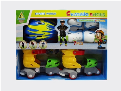 Can be adjusted by the combination of children skating shoes () - OBL726590