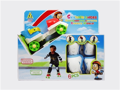 Can be adjusted by the combination of children skating shoes () - OBL726592