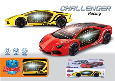 3 d light car - OBL726676