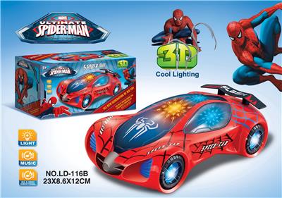 3 d light spider-man concept car - OBL726682