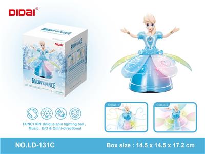Rotating snow princess/no wings (picture color) - OBL726703