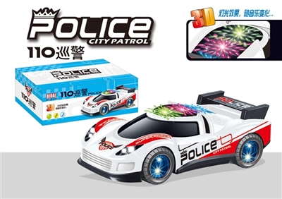 3 d lights a police car - OBL726727