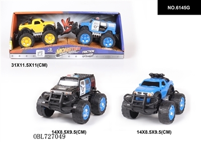 Inertia only 2 pickups simulation hummer suv police car - OBL727049