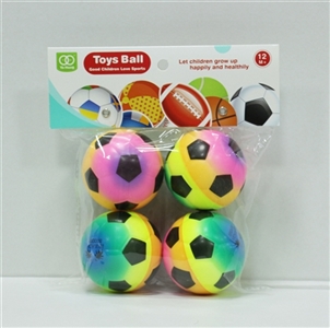 6.3 CM dazzle colour PU ball set of four - OBL727500