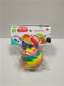 3 inch rainbow balls 3 color mix - OBL727528