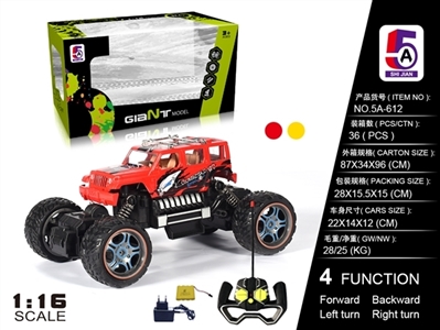 1:16 jeep pad printing climbing car (bag) - OBL727895