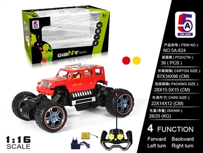 1:16 jeep simulation climbing car (bag) - OBL727907