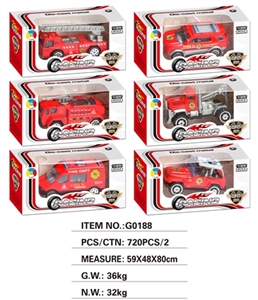 Only single box fire alloy car (6 conventional) E - OBL728305